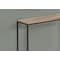 Monarch Specialties Accent Table, Console, Entryway, Narrow, Sofa, Living Room, Bedroom, Brown Laminate, Black Metal I 2253 - alternate 4